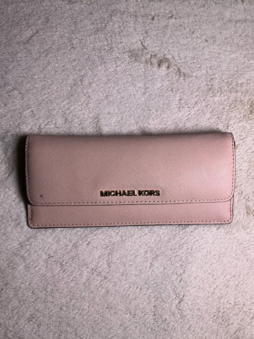 Michael Kors Pink Jet Set Travel Wallet